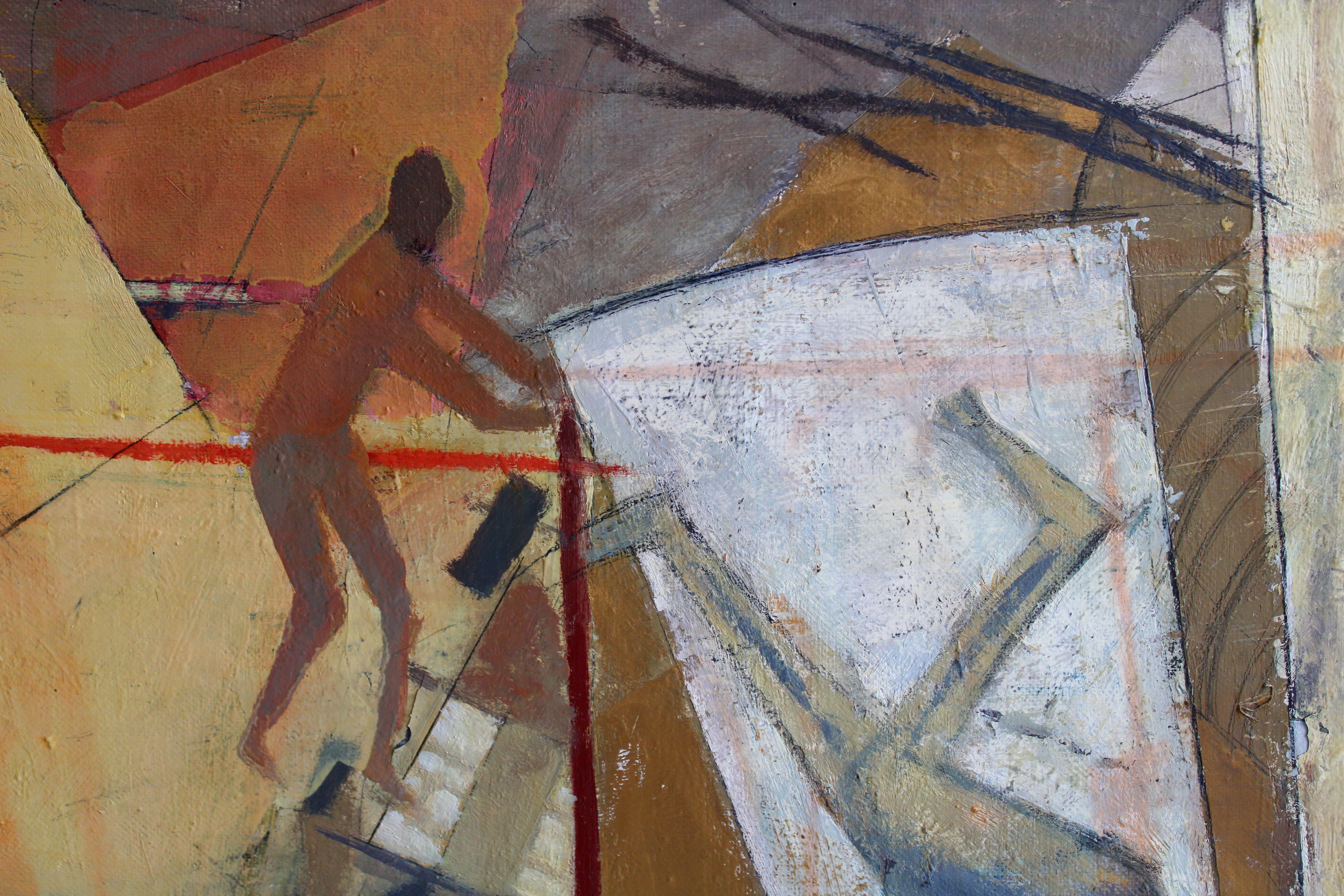 Senda. Óleo sobre lienzo, 90x110 cm - Painting de Victor Karnauh 