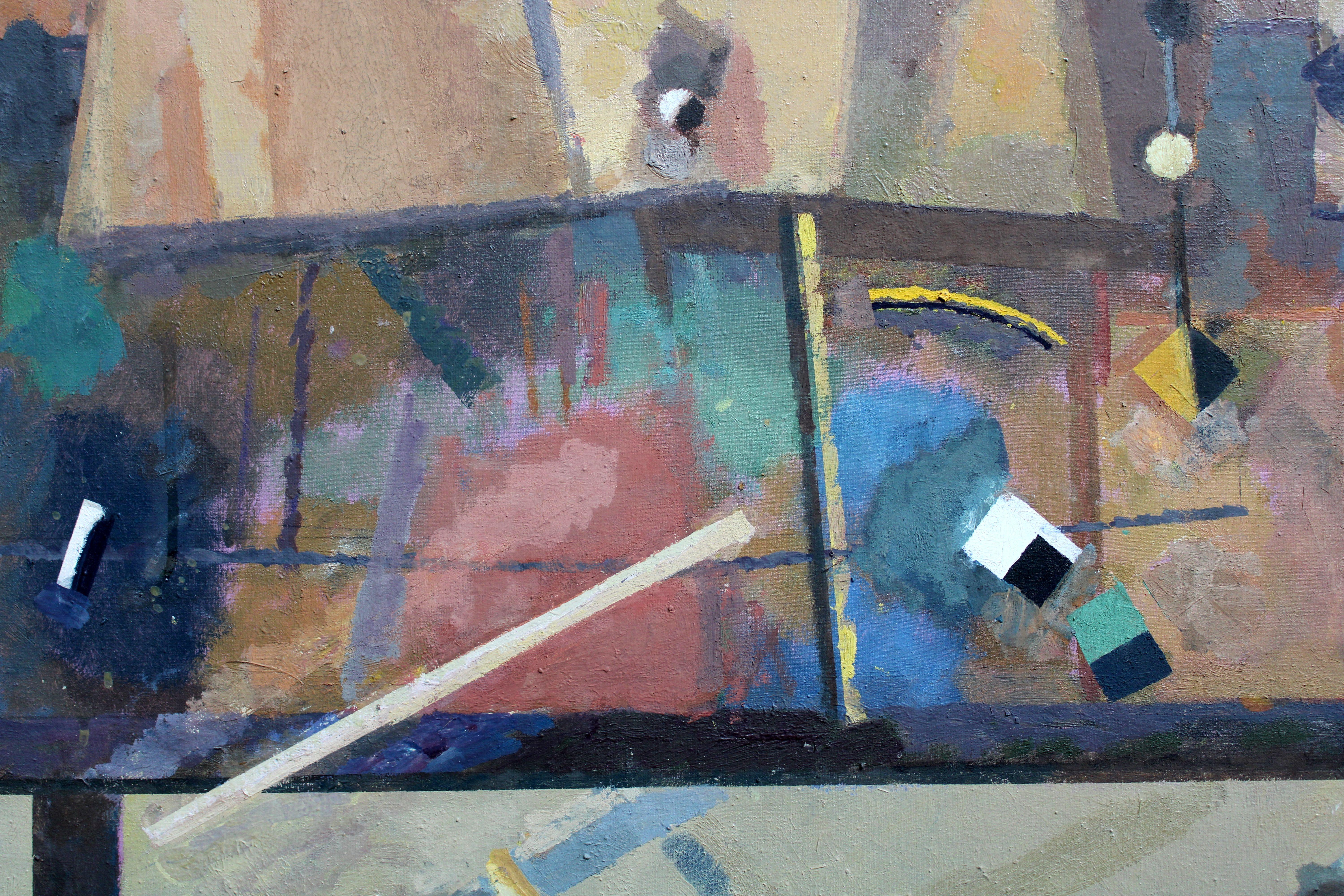 Natura morta. Olio su tela, 60x80 cm - Painting di Victor Karnauh 