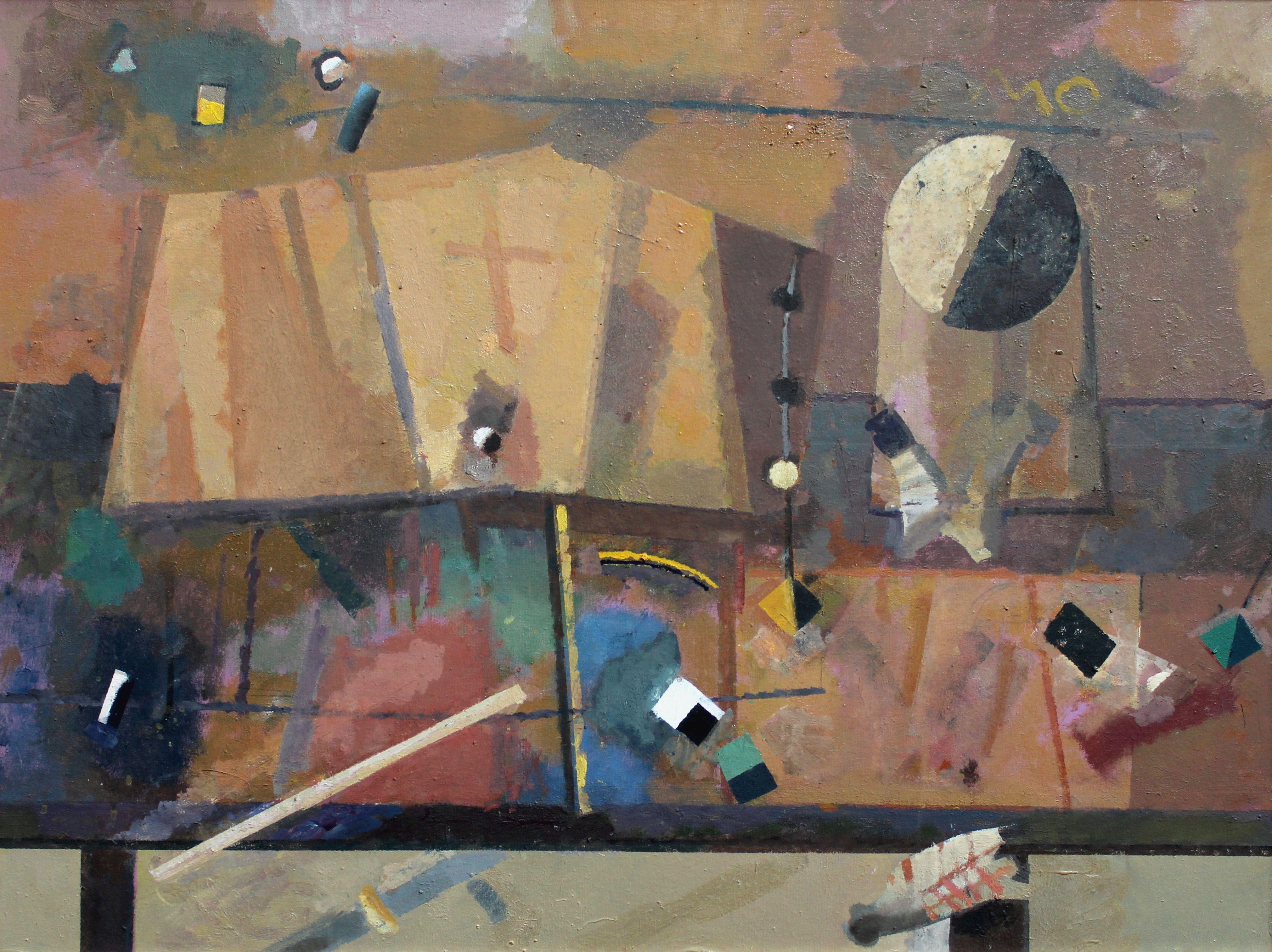 Still-Life Painting di Victor Karnauh  - Natura morta. Olio su tela, 60x80 cm