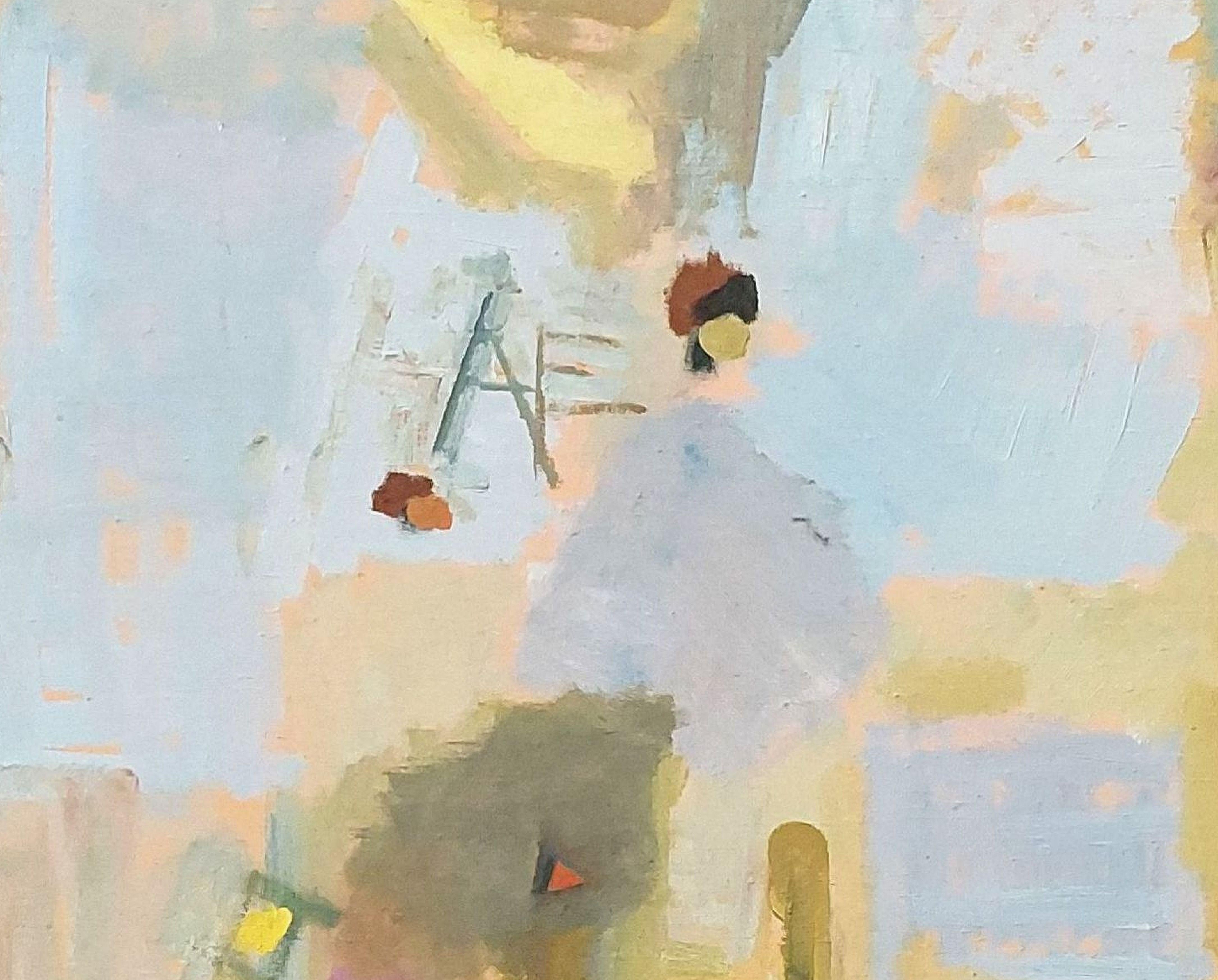 Bodegón sobre mesa negra. Óleo sobre lienzo, 135x140 cm
