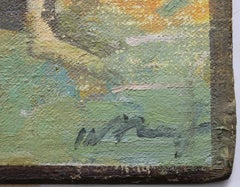 Wandernde Seele. Öl auf Karton, 29 x 16, 5 cm, Öl