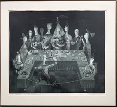 Twenty and one more metamorphosis. Etching, paper, 49 x 64 cm