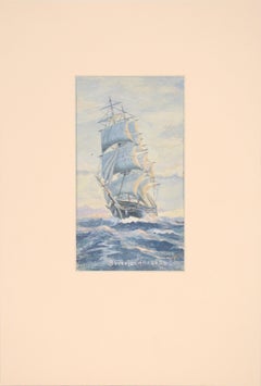 "Soverign of the Seas" - Seascape with Sailing Ship