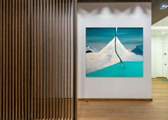 Abstract Landscape & Water Painting by Victor Manuel Gomez