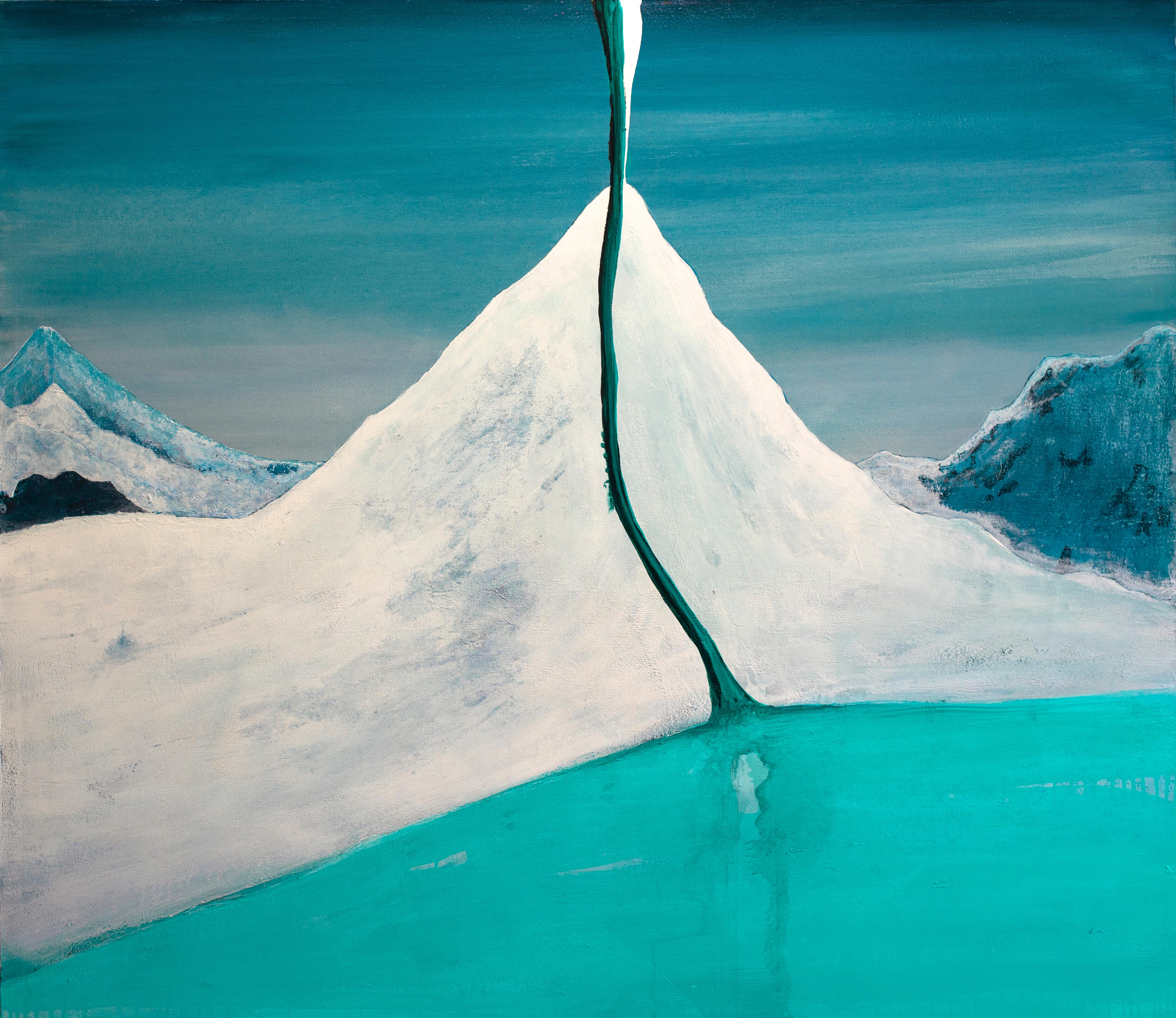 Paesaggio astratto e pittura sull'acqua di Victor Manuel Gomez