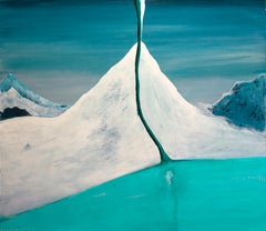 Paesaggio astratto e pittura sull'acqua di Victor Manuel Gomez