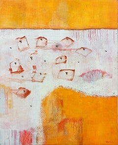 Cuban Abstract Landscape Painting by Victor Manuel Gomez