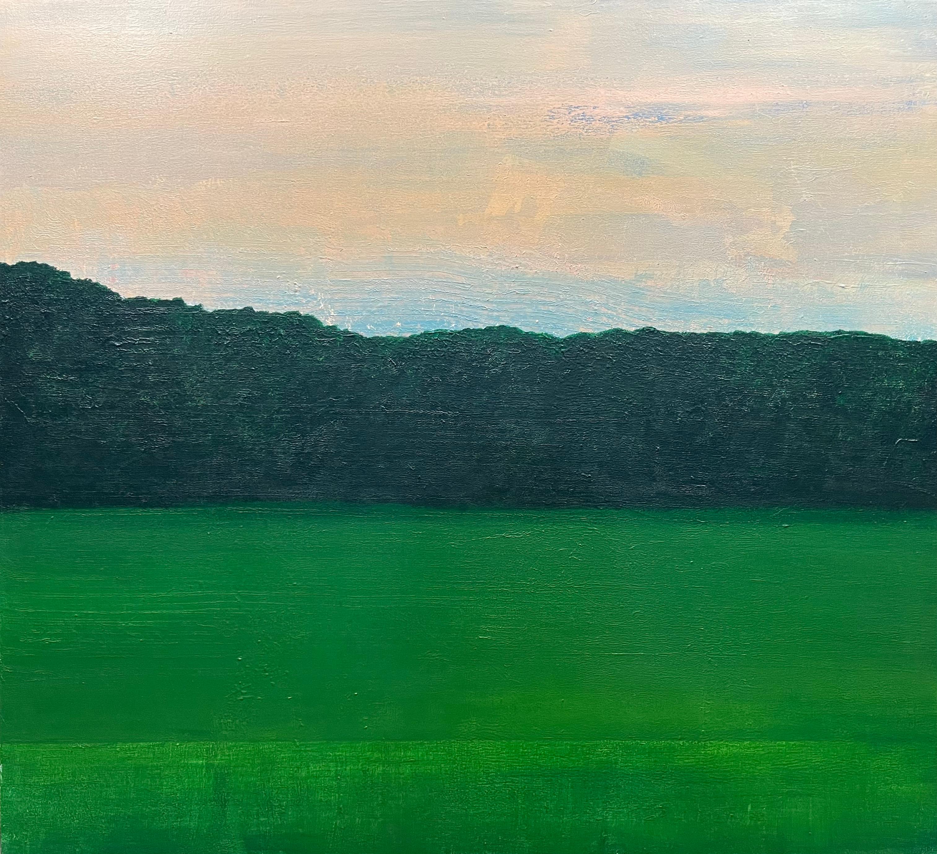 Peinture de paysage abstrait cubain de Victor Manuel Gomez en vente 1