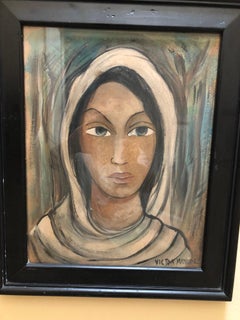 Victor Manuel Portrait of a Woman