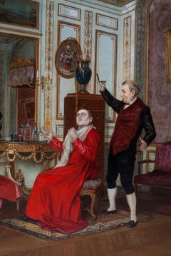 Victor Marais Milton, Victoria Oil Painting, 19th Century, French