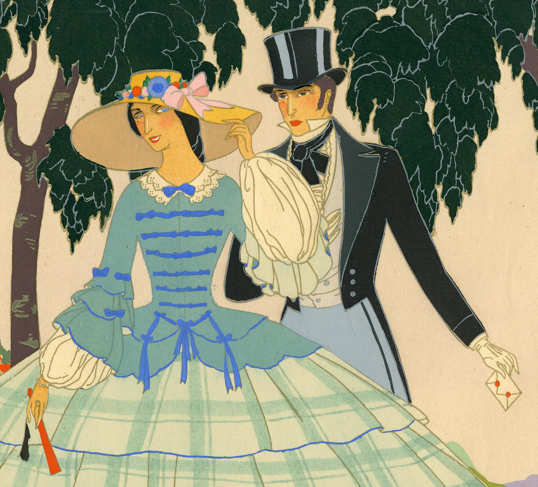 En Espagne - Print by Victor Max Ninon