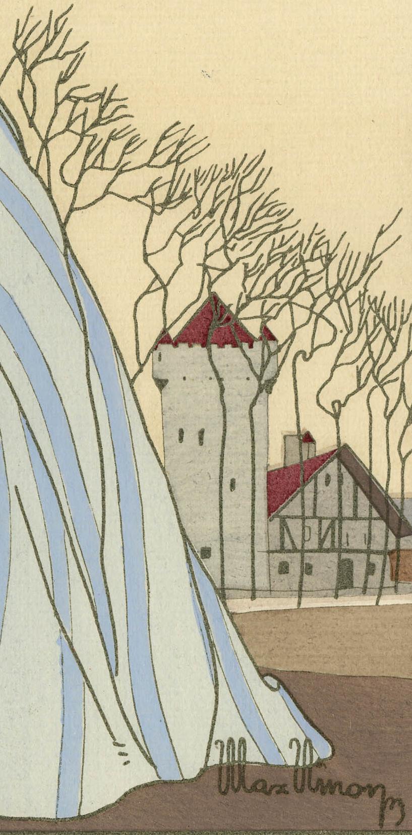 Robe Grise
Pochoir (Siebdruck) in Farben gedruckt, 1923
Signiert vom Künstler mit Bleistift unten rechts (siehe Foto)
Der Künstler gewann 1925 in Paris eine Goldmedaille für seine Pochoirs
Zustand: Zwei druckbedingte Flecken in der linken oberen
