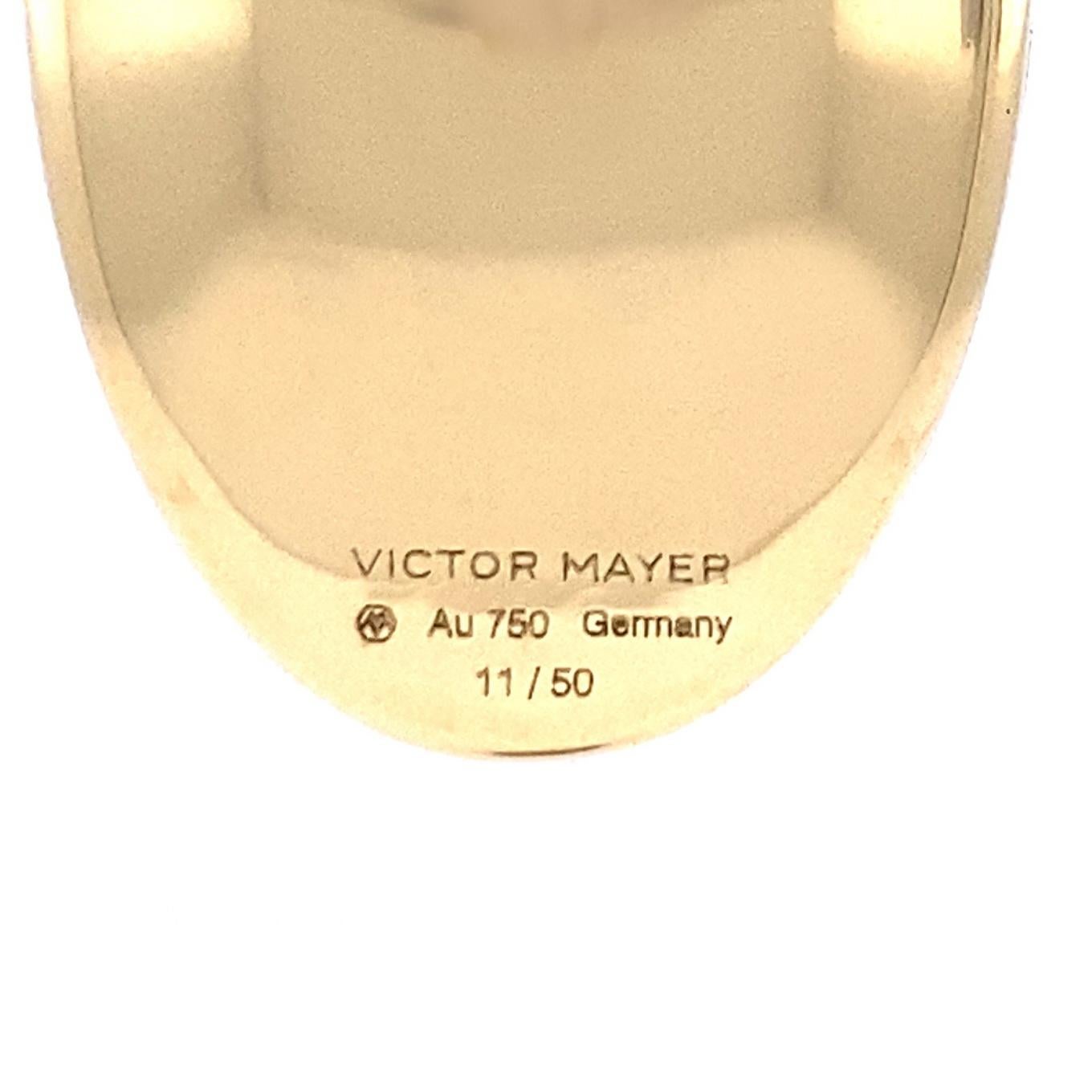 Victor Mayer Calima Medaillon-Halskette aus Gelbgold mit 155 gelben Fancy-Diamanten im Angebot 5