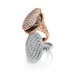 Victor Mayer Calima Ring 18k White Gold with 68 Diamonds