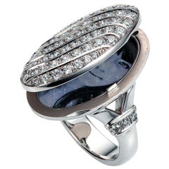 Victor Mayer Calima Ring 18k White Gold with 68 Diamonds