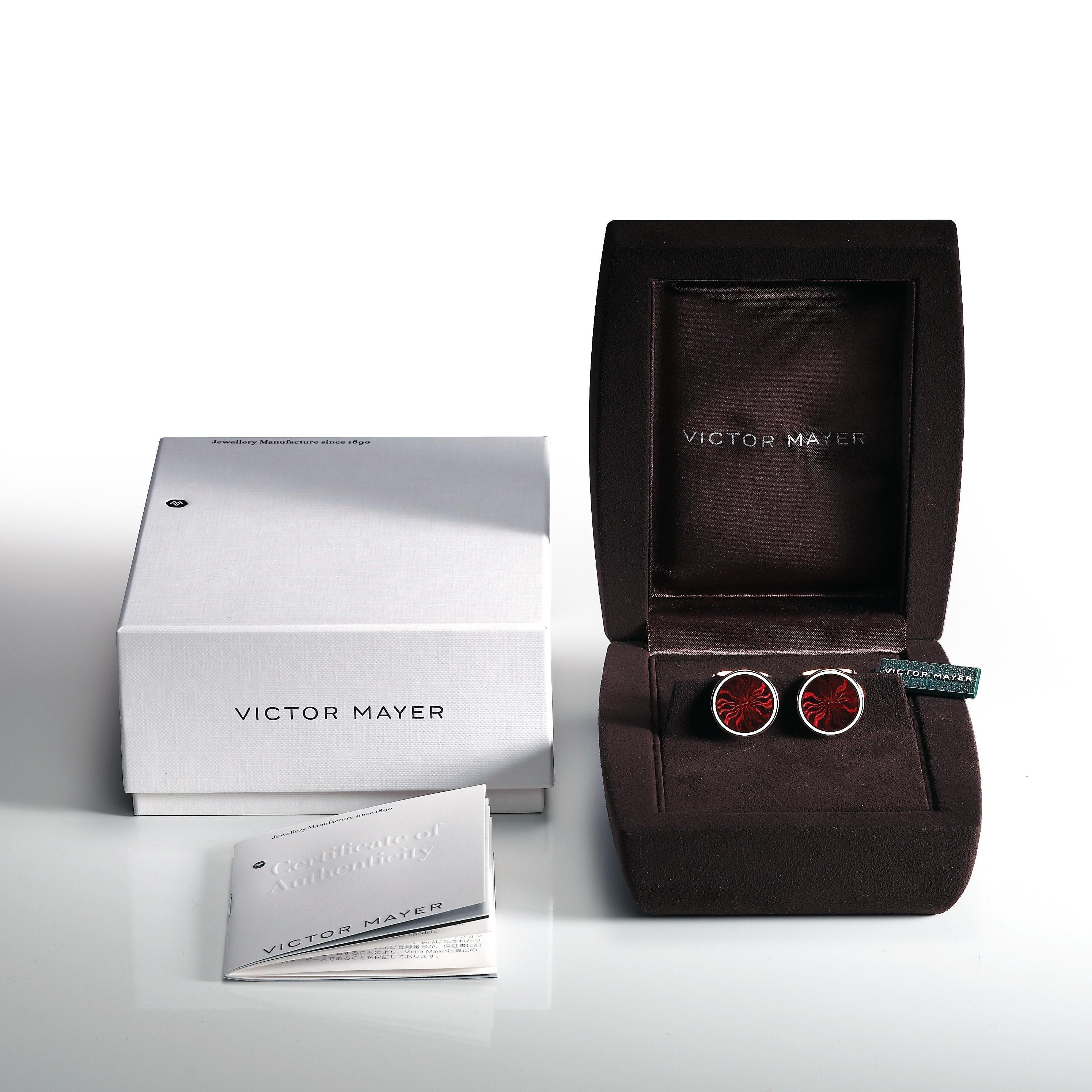Victor Mayer Candy Armband 18k Gelbgold Diamanten Weinrote Emaille 28 Diamanten im Zustand „Neu“ im Angebot in Pforzheim, DE