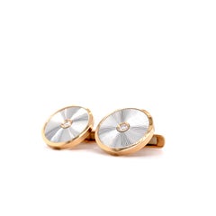 Victor Mayer Cufflinks Starburst Limited Edition Rose Gold & White Gold Diamonds