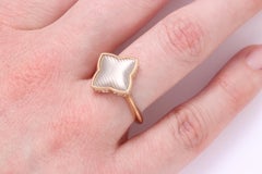 Victor Mayer Eloise Ring 18k Rose Gold/White Gold with 16 Diamonds