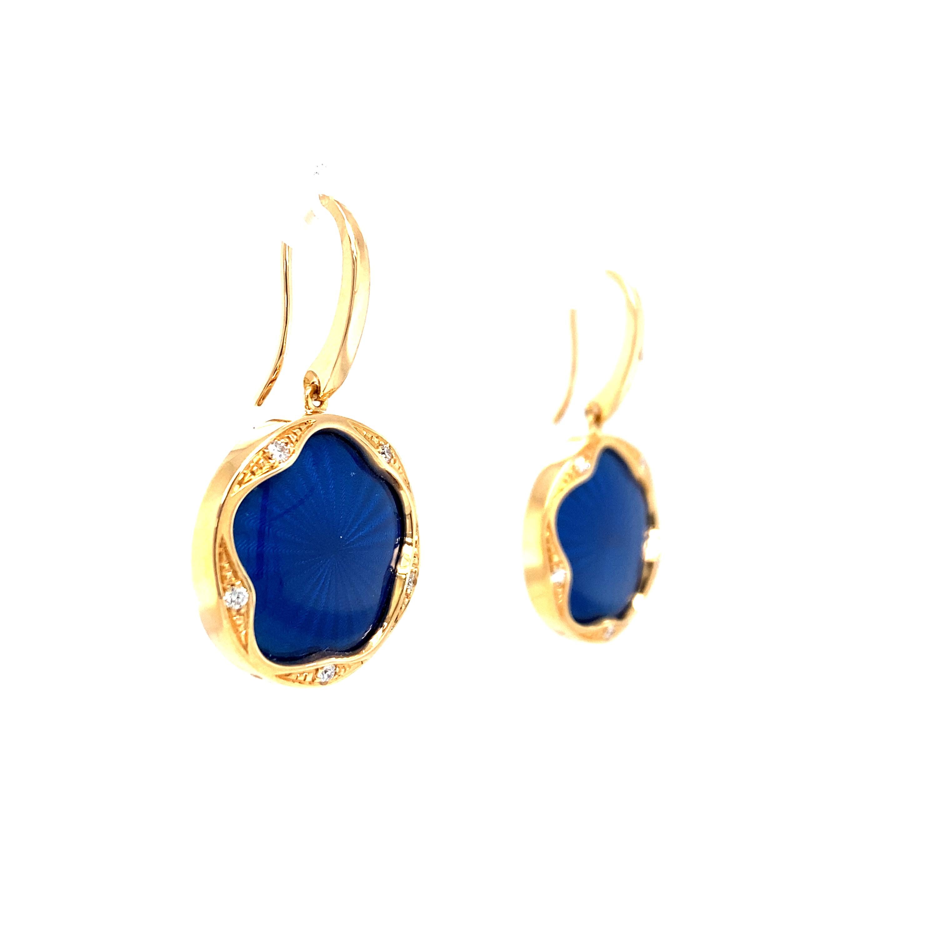 petrol blue earrings