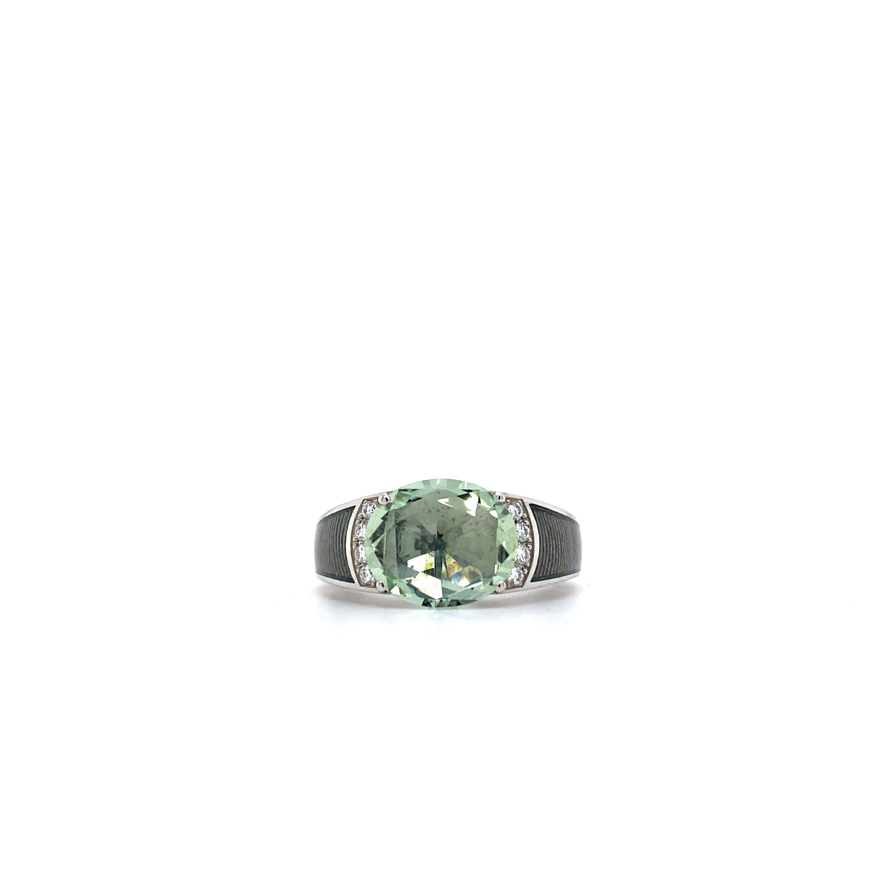 Victor Mayer Ring Pfau Silber Emaille 18k Weißgold 8 Diamanten 0,16 ct  im Zustand „Neu“ im Angebot in Pforzheim, DE
