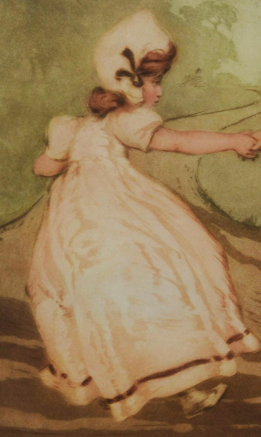 Heureux age! (Happy Age!) - Art Nouveau Print by Victor Mignot