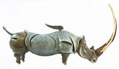 Dream - original bronze cast sculpture wildlife animal figurative modern art