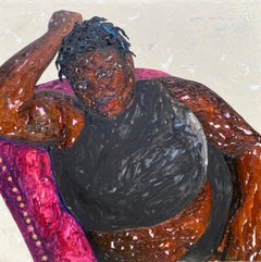 In Pace e serenità - 21° secolo, Contemporaneo, Figurativo, Ritratto, Donna
