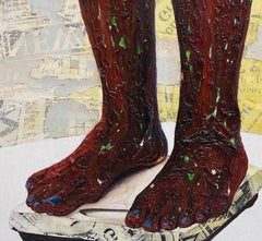 More Than The Scale - 21st Century, Contemporary, Surrealism, Modern Mixed Media