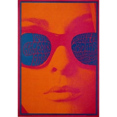 Cartel original de 1967 de Victor Moscoso - The Chambers Brothers en The Matrix
