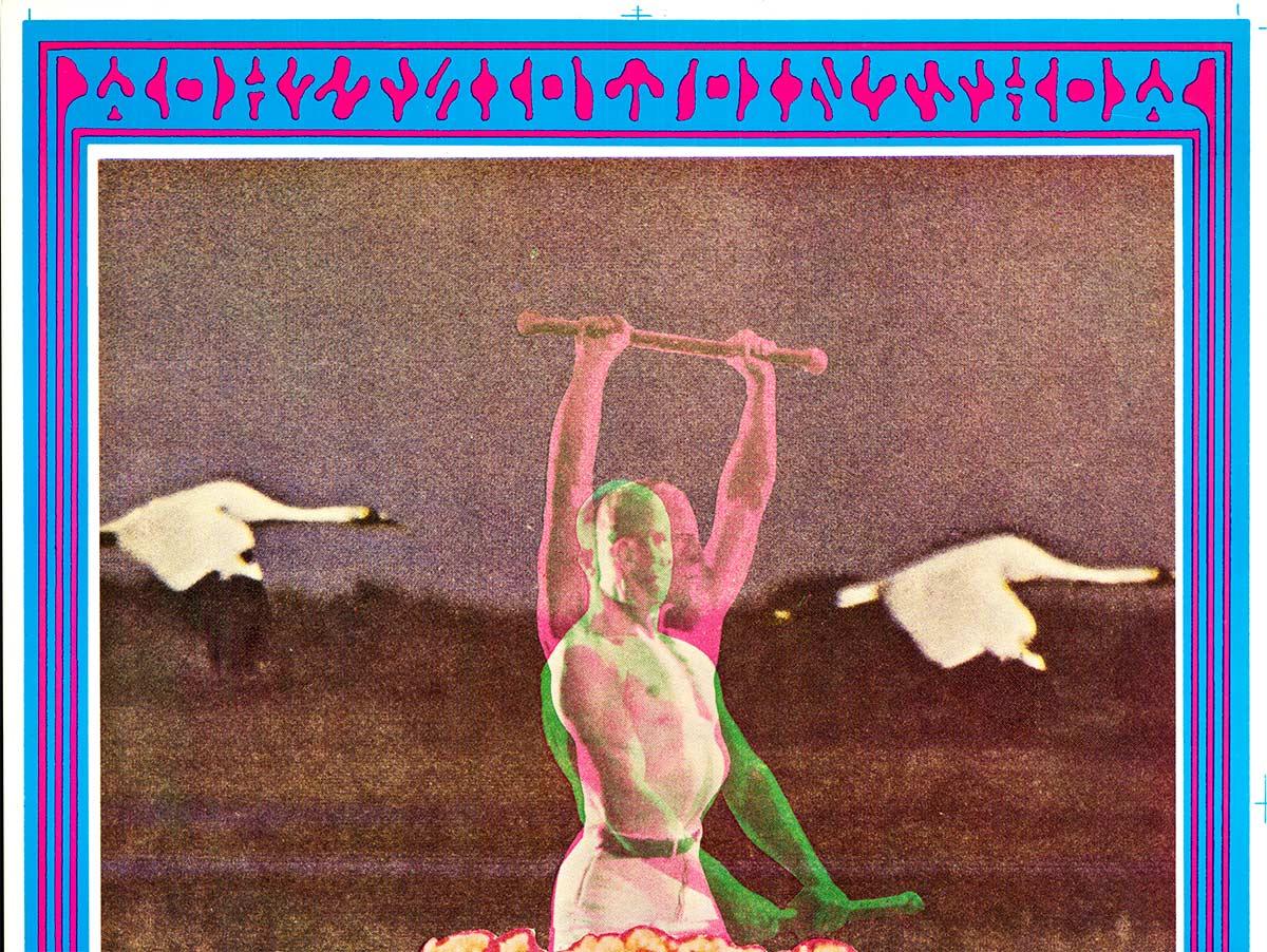 Original Joint Show, Erstausgabe 1967, unbeschnittenes psychedelisches Poster – Print von Victor Moscoso