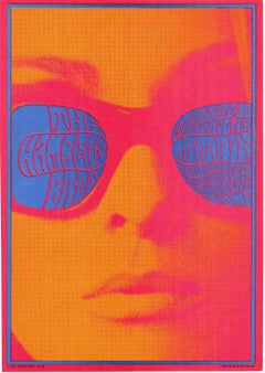 Victor Moscoso Neon Rose #12 Chambers Brothers Matrix Poster, Original 1967