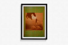 Originnal psychedelic poster by Victor Moscoso - Hawaii Pop Rock Festival