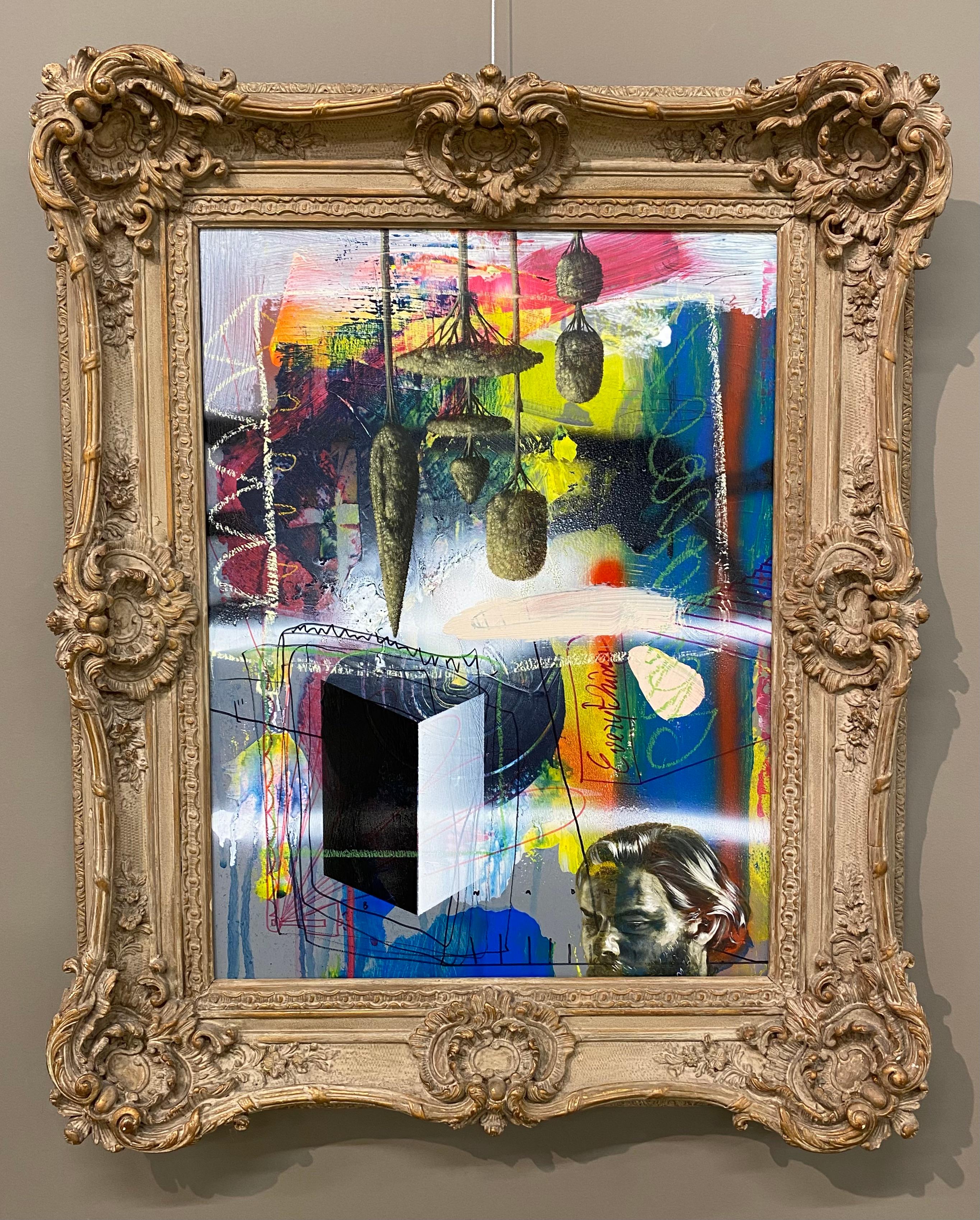 Victor Muller Almost Blue 21st Century Contemporary Oil Painting