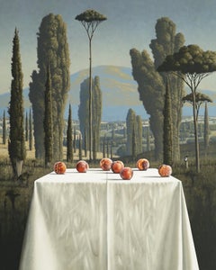 Denkend aan Arcadië Thinking of Arcadia Oil Painting Canvas Landscape In Stock