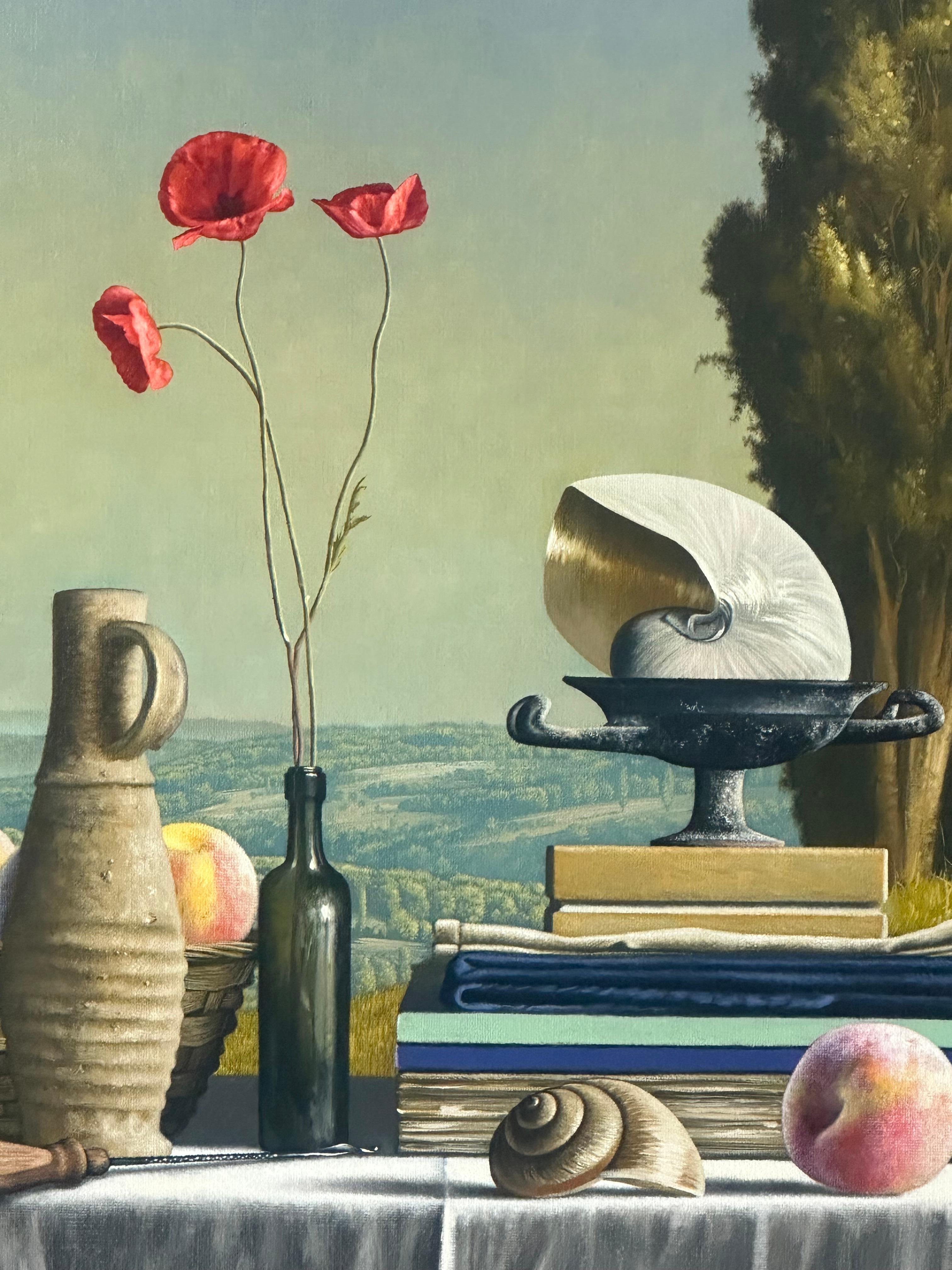 Hora ruit tempus fluit- Siglo XXI Contemporáneo  Pintura de bodegones y paisajes 1