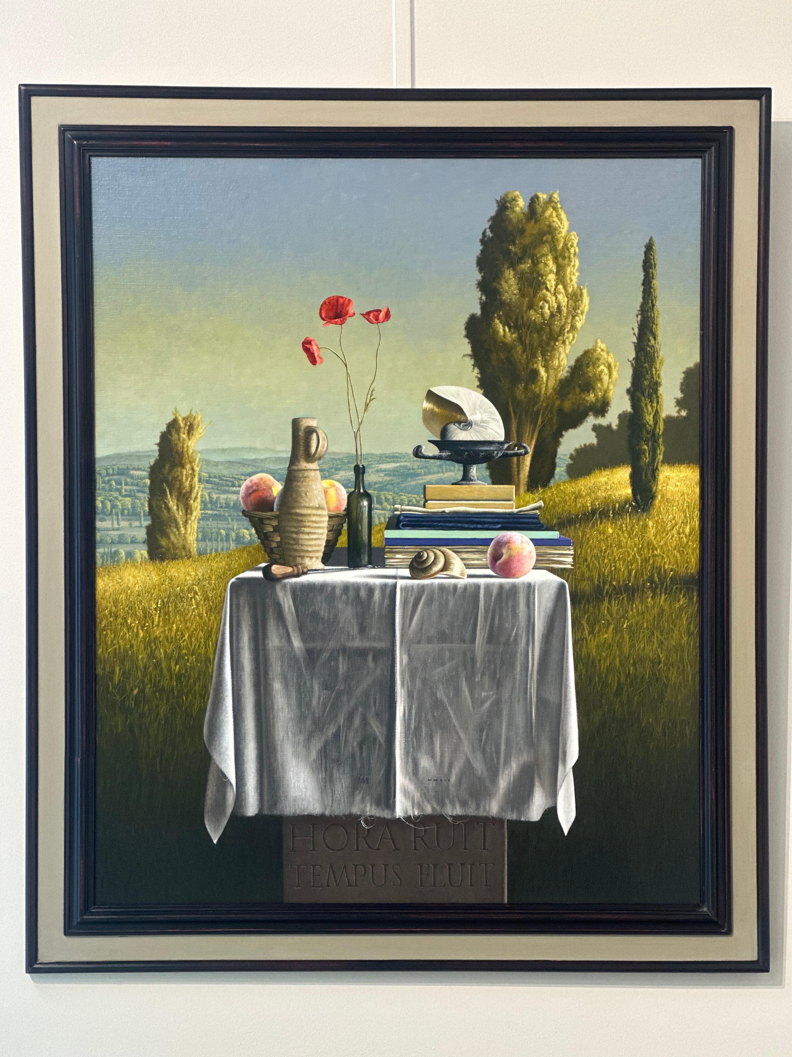 Hora ruit tempus fluit- Siglo XXI Contemporáneo  Pintura de bodegones y paisajes 2