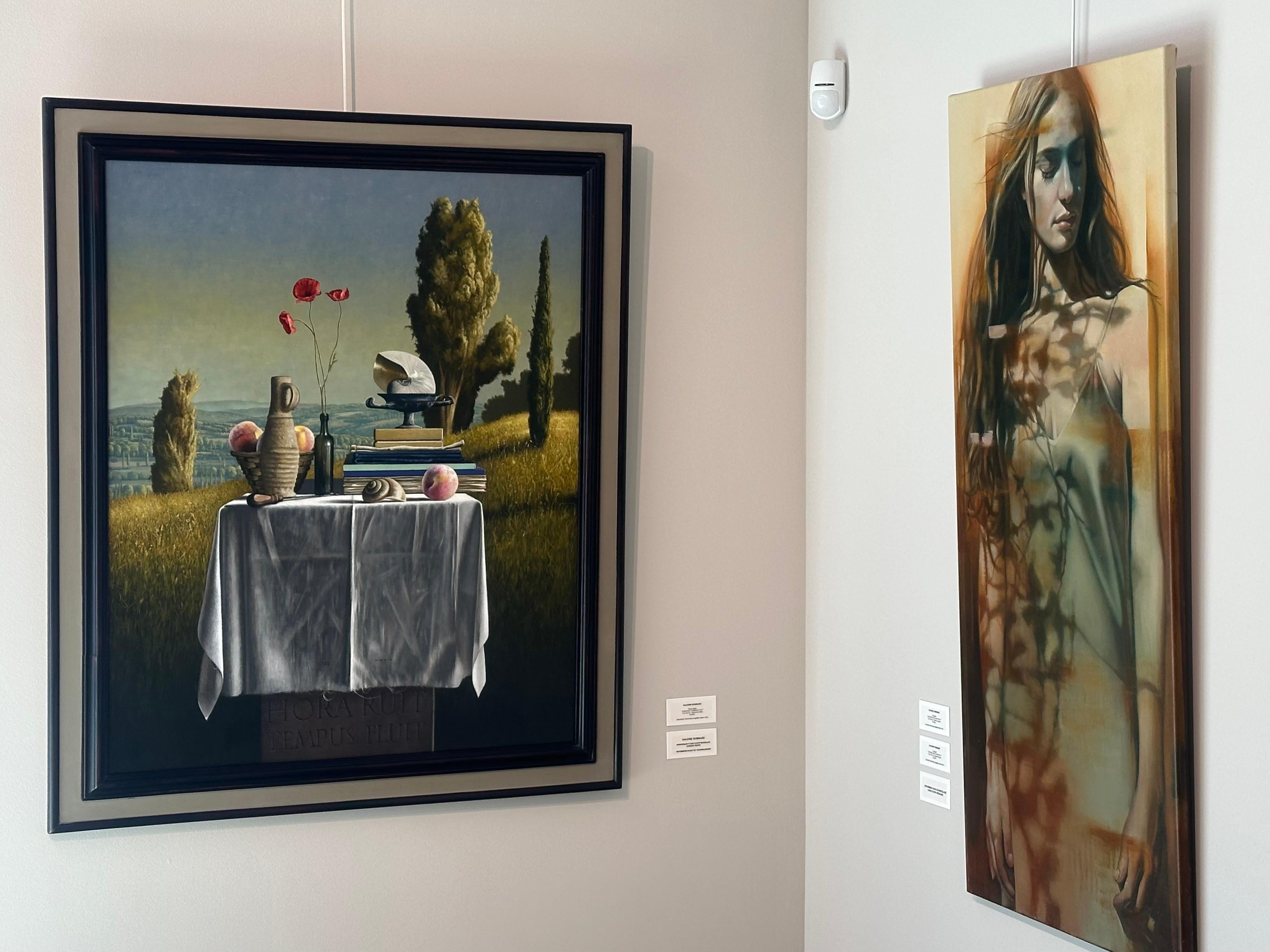 Hora ruit tempus fluit- Siglo XXI Contemporáneo  Pintura de bodegones y paisajes 3