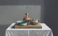 Ode aan Jan Mankes Naturaleza Muerta Pintura al Óleo sobre Panel Fruta En Stock