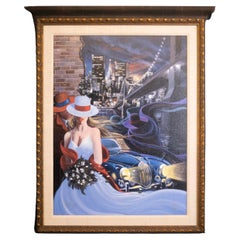 Victor Ostrovsky Agent's Bride Signed Enhanced Giclee on Canvas 19/150 Framed