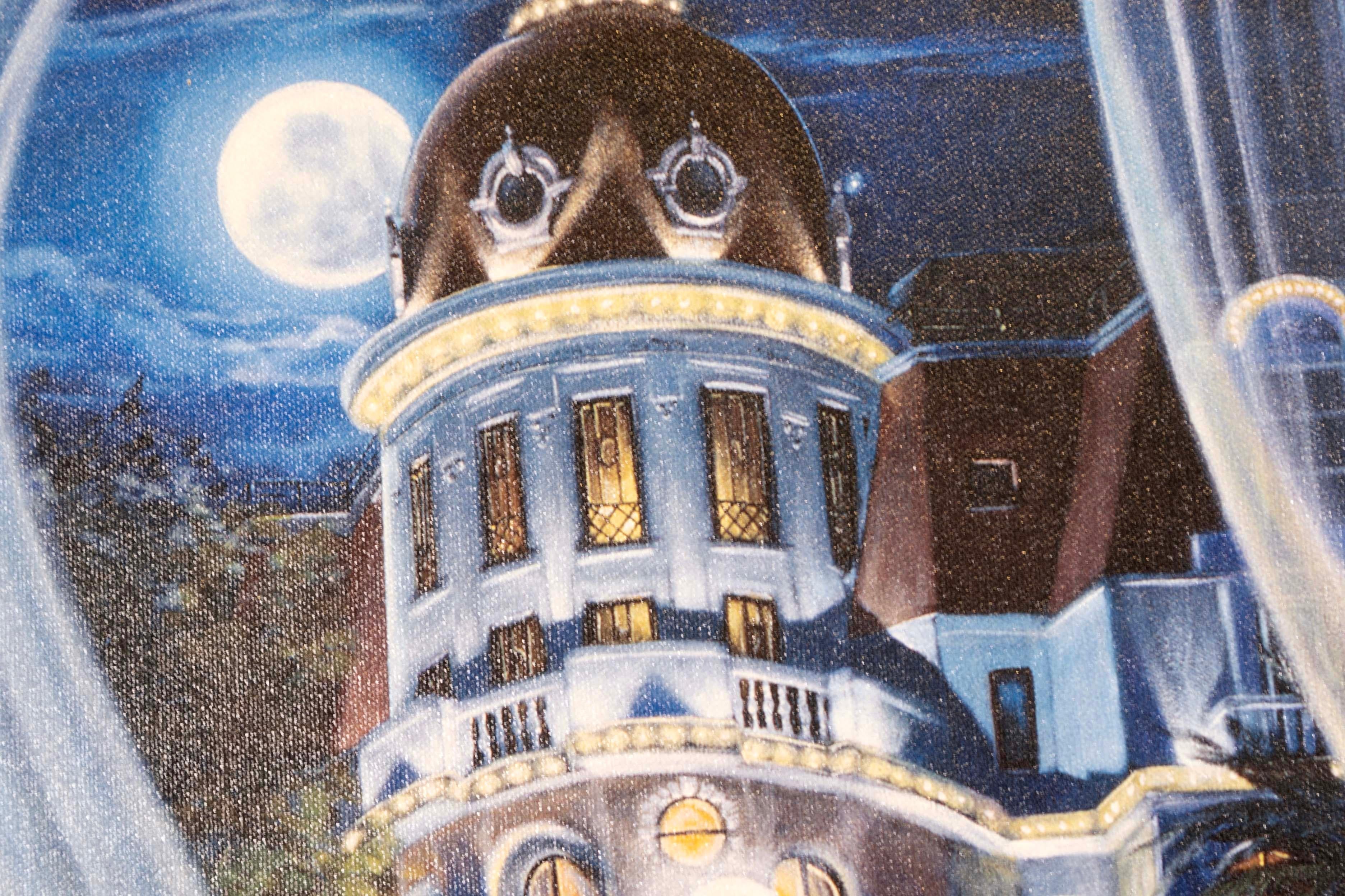 Victor Ostrovsky Avenue of the Angels Signed Enhanced Giclee on Canvas 19/150 2