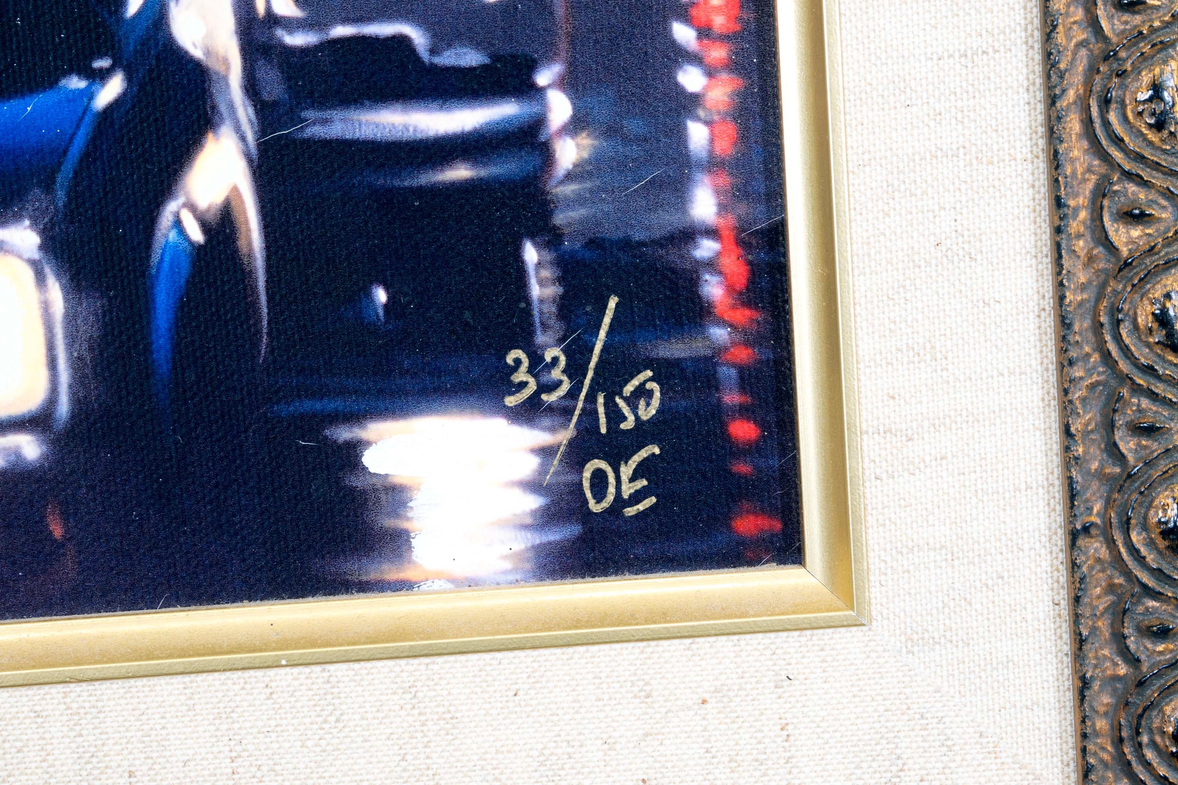 Victor Ostrovsky London Contact Signed Enhanced Giclee on Canvas 33/150 Framed 4