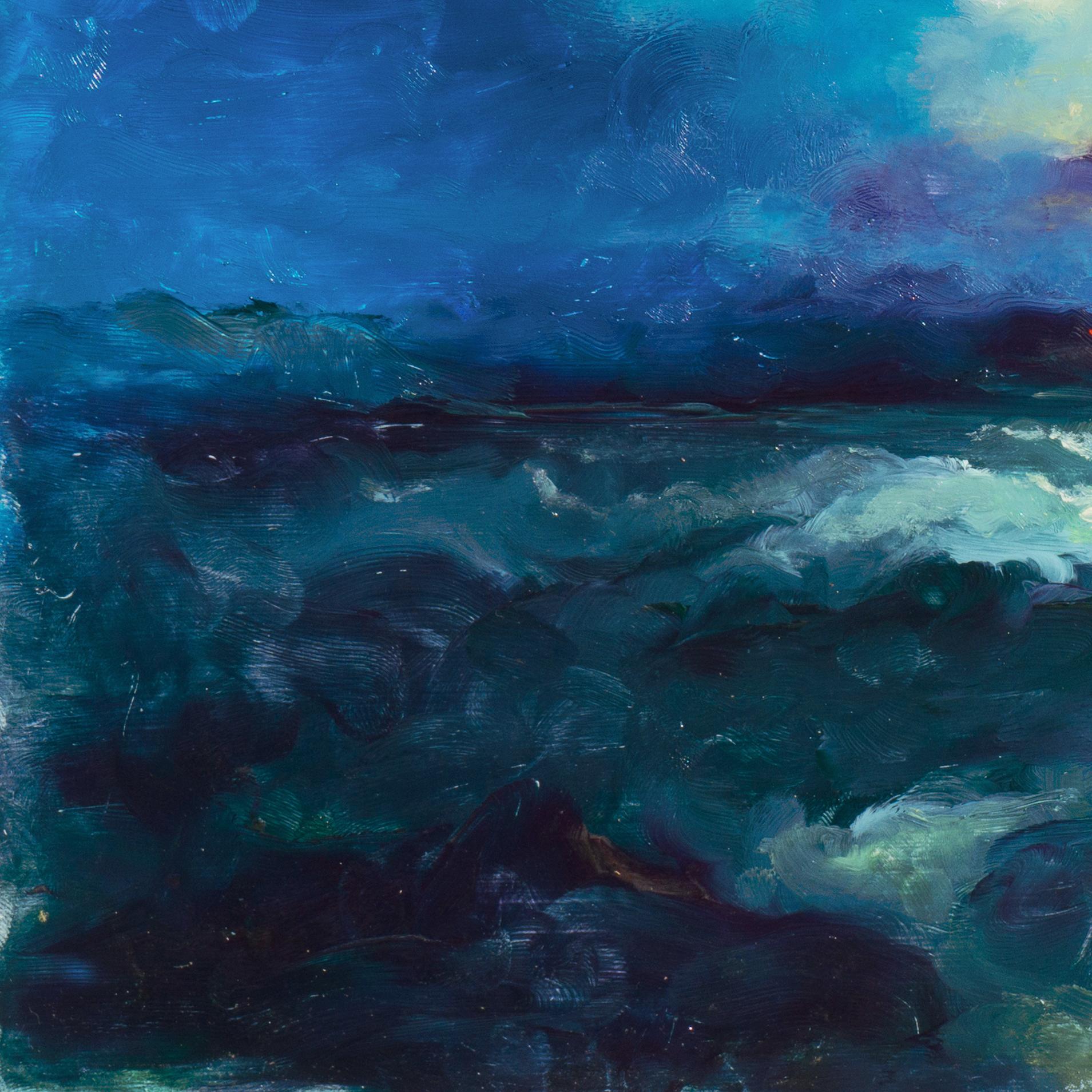 impressionist ocean painting