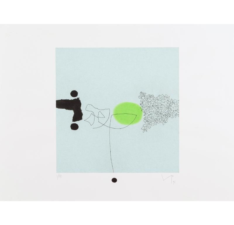I, from Sensory World by Victor Pasmore, 1996

Additional information:
Medium: etching and aquatint
29.5 x 29 cm
11 5/8 x 11 3/8 in
signed with initials and numbered I/III in pencil

Victor Pasmore was a British painter of still life and landscapes,