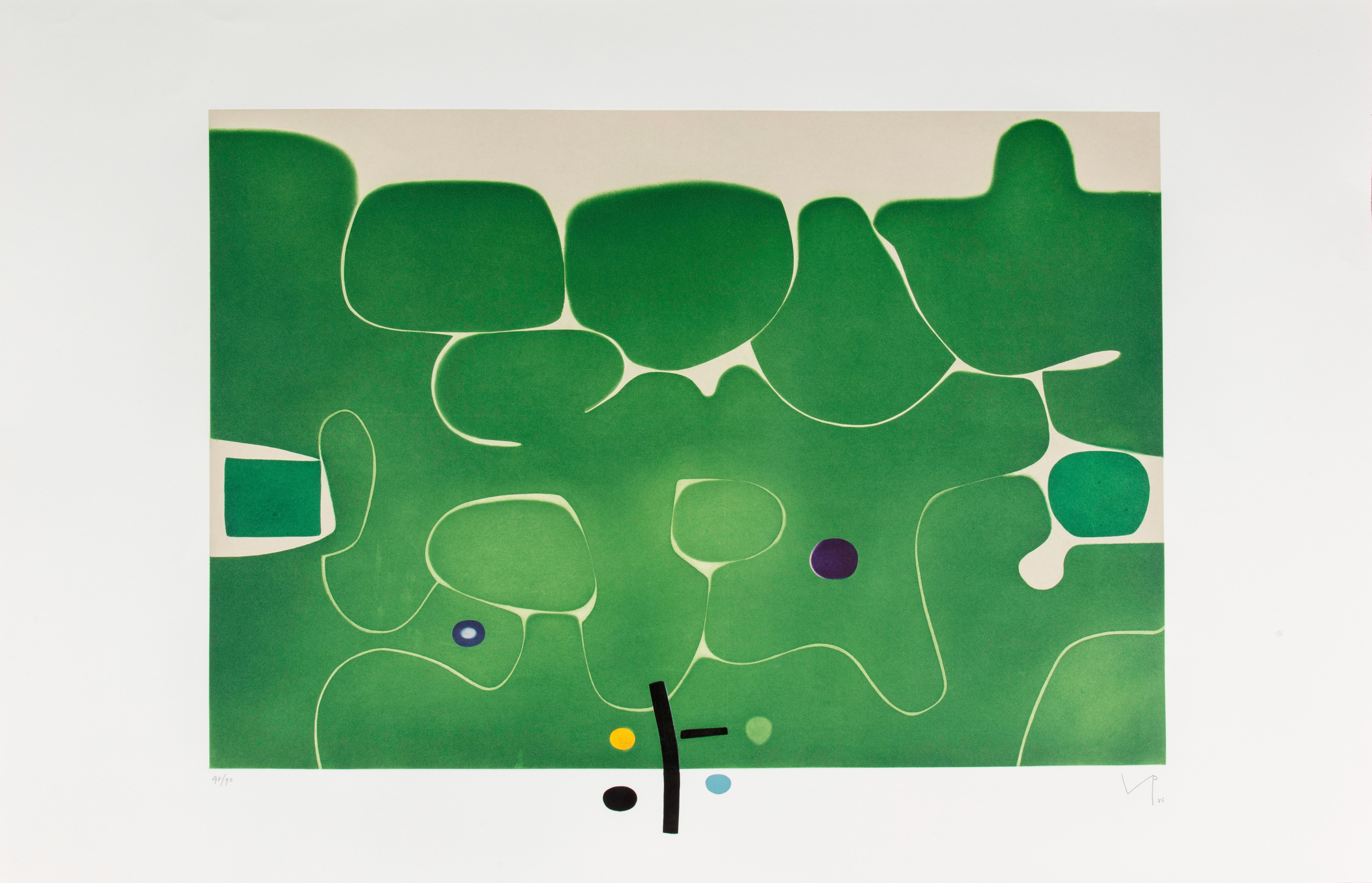 II Labirinto della Psiche - Print by Victor Pasmore