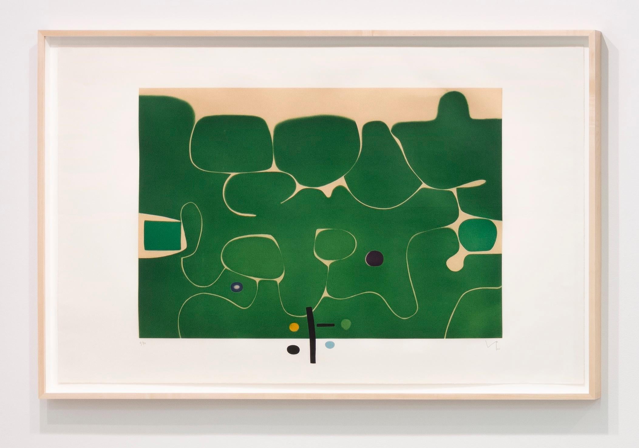 Victor Pasmore Abstract Print - II Labirinto della Psiche