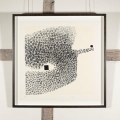 Points of Contact, Transformation 4 - Modern Bristish Abstract Monochrome Print