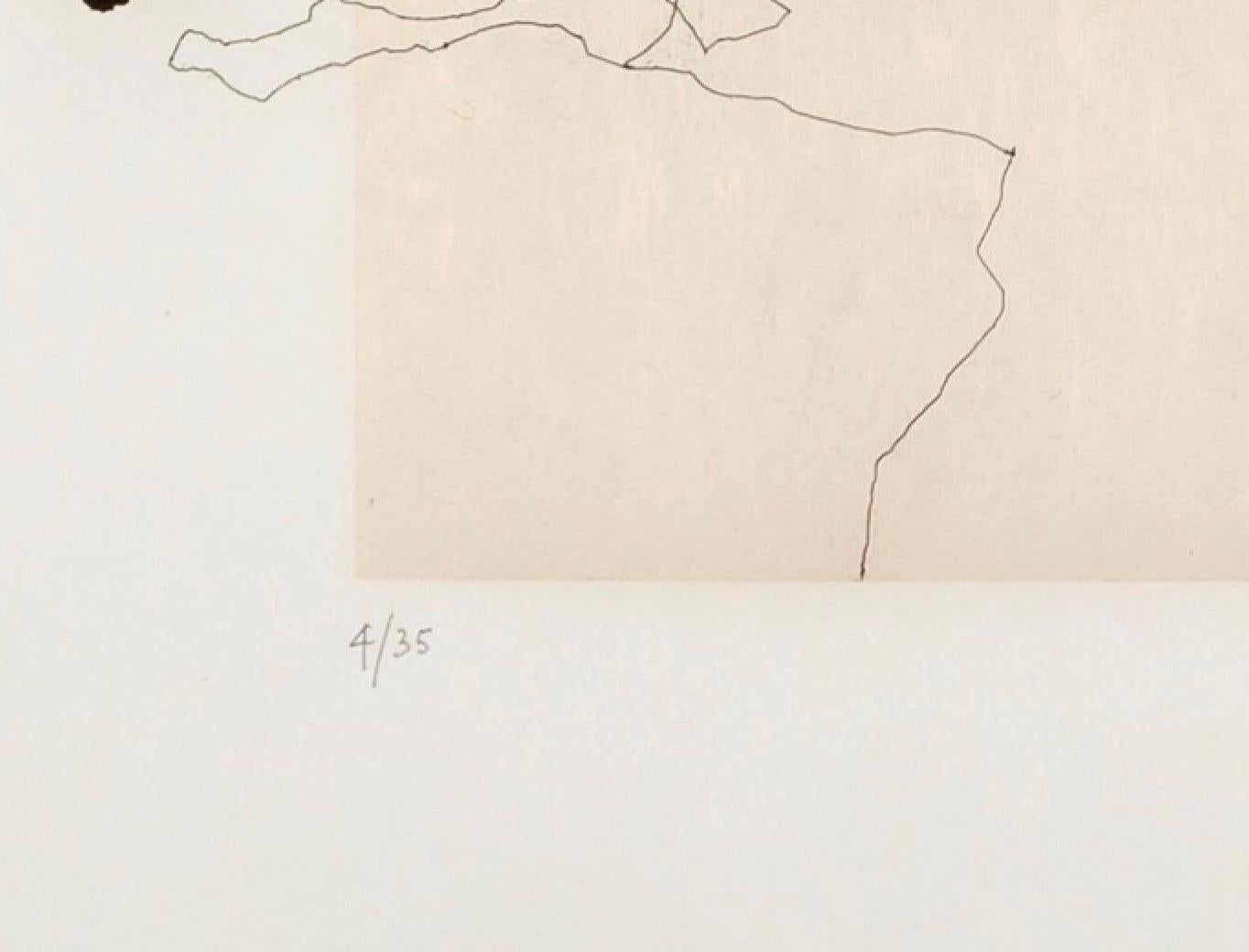Untitled, from Sensory World by Victor Pasmore, Etching with Aquatint, 1996 For Sale 3