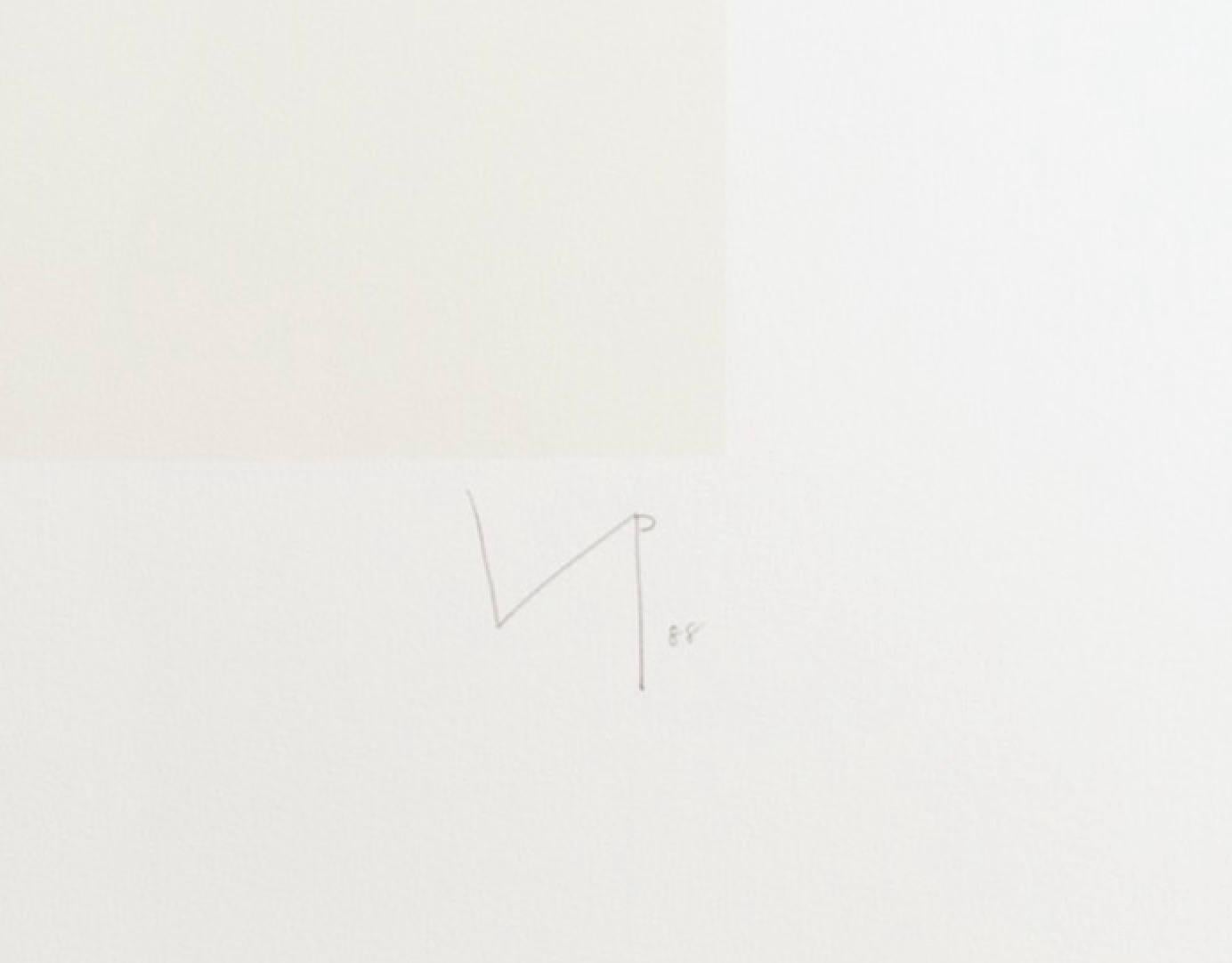 Untitled I (Abstract in Blue, Green and Purple) by Victor Pasmore, 1988 For Sale 2