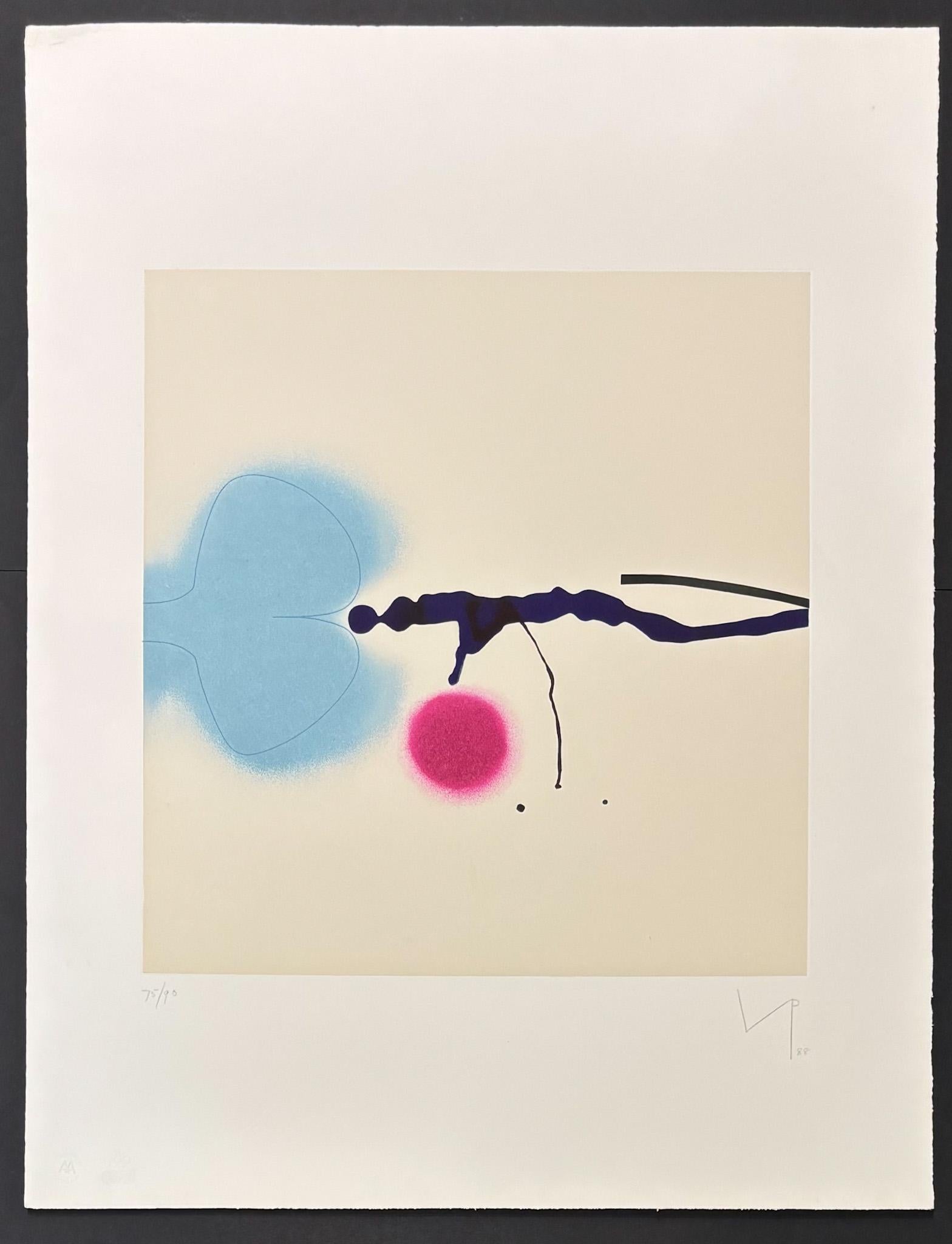 Victor Pasmore (1908-1998) - Punti di contatto n. 38 - Acquaforte e acquatinta in vendita 1