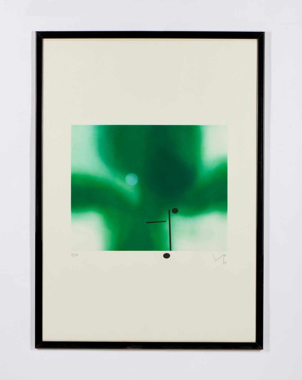 Victor Pasmore (1908–1998) - Untitled - Etching and aquatint on paper - 1991 For Sale 1